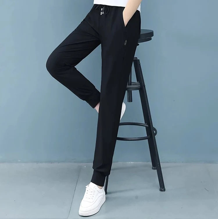 Women’s Plus Size Ice Silk Sports Pants