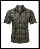 Men Plaid Casual Shirt