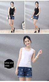 Women Cotton Halter Tank Top