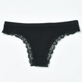 Women Mid-Rise Lace Thong