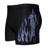 Men Flame Print Swim Briefs