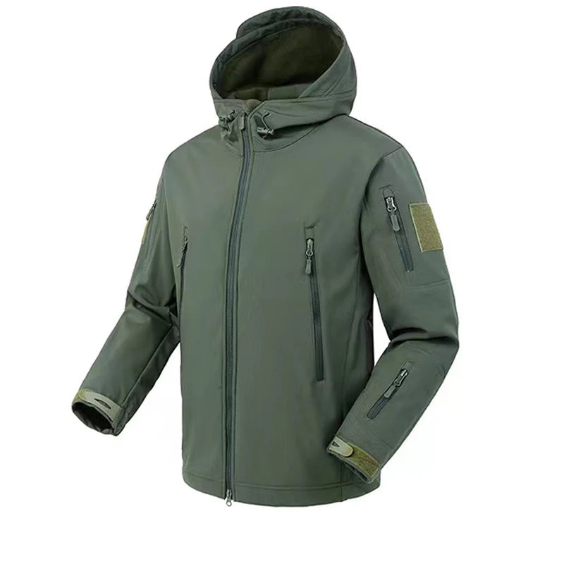 Men Softshell Fleece Waterproof Jacket
