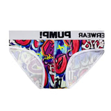 Men's Sexy Graffiti Briefs – Low Waist Jockstrap