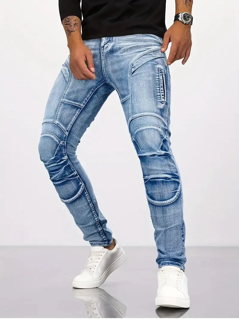 Men Small Leg Slim Jeans