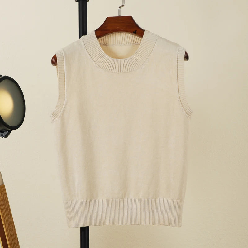 Women's Preppy Style Knit Vest