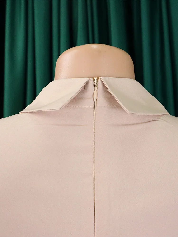 MaxiFit™ – Belted Button Maxi Office Jumpsuit (Work Chic, Waist-Defining & Longline)