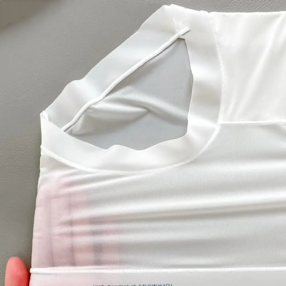 Women Ruffle Ice Silk Panties