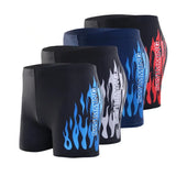 Men Flame Print Swim Briefs