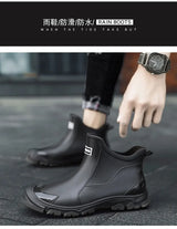 Men’s Casual Ankle Rain Boots 2025