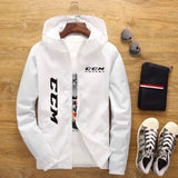 Men Lightweight Hooded Casual Jacket
