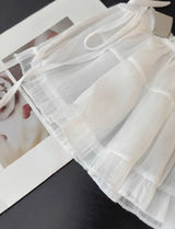 Women Satin High Waist Midi Skirt