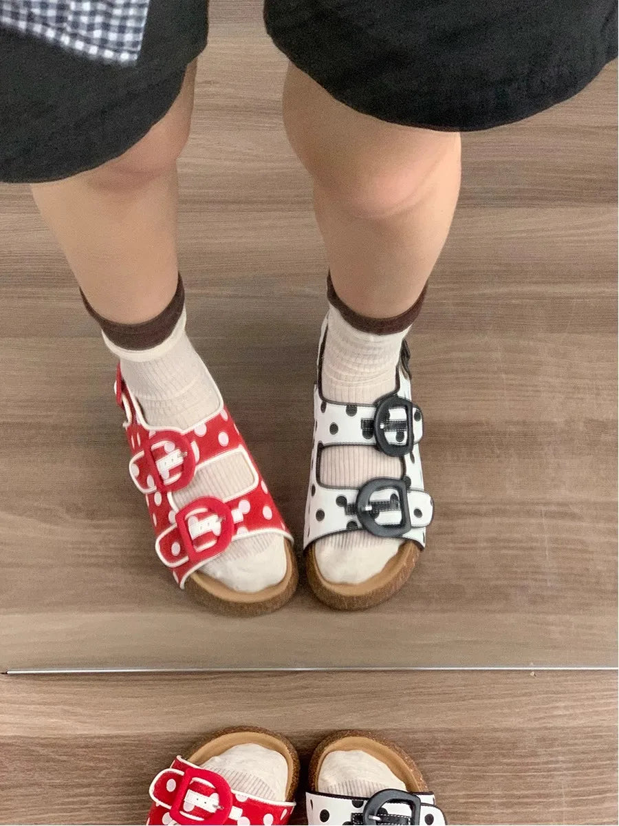 Women Platform Flat Sandals Summer Slides