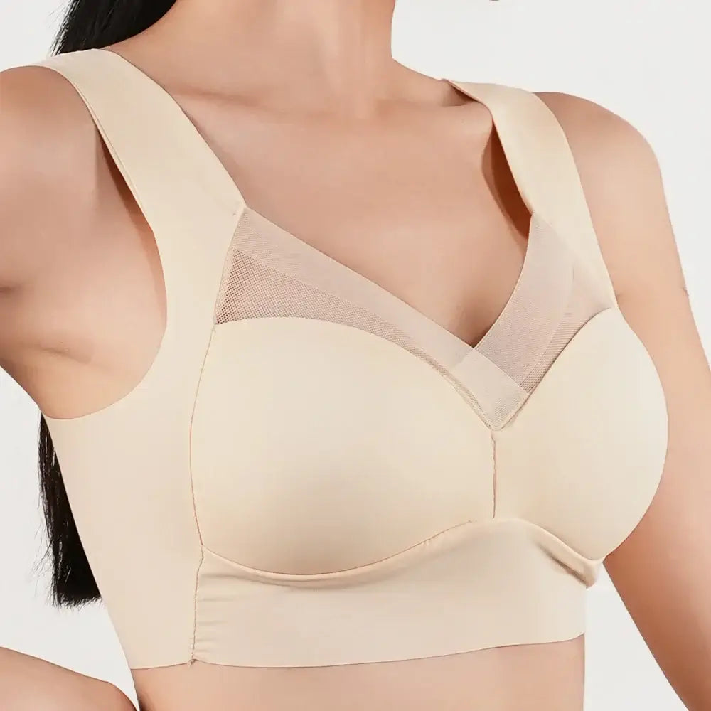 Women Ice Silk Seamless Push Up Bra