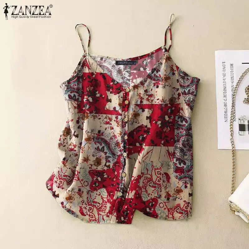 Women Button Loose Camisole