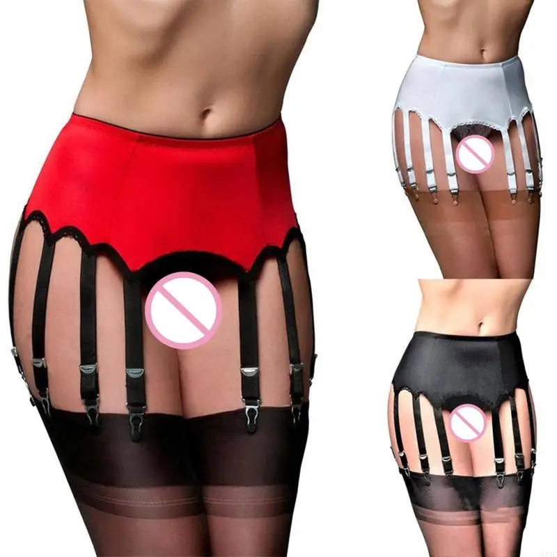 Women 10-Strap Garter Belt
