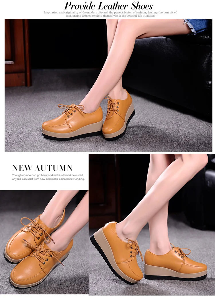 Women Platform Oxfords – 2025