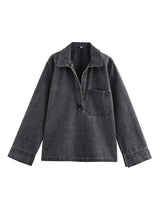 Denim Top & Pant Set for Women