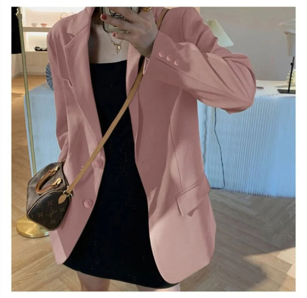 PowerSet™ – Slim Blazer Suit Set (Office-Classy, Tailored for Comfort & Impact)