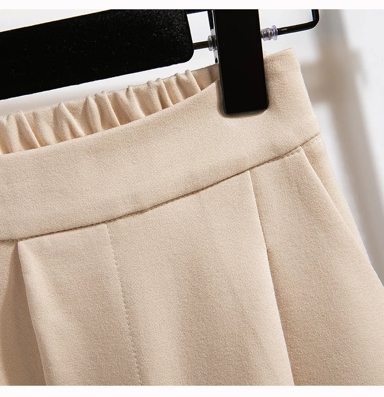 Women's Plus Size High Waist Pants – Autumn Winter