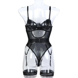 Women Mesh Splicing Suspender Jumpsuit