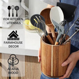Wooden Kitchen Cutlery Storage Box
