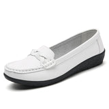 Women Leather Nurse Flats