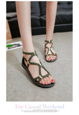 Women Soft Sole Flat Sandals Lightweight Shoes