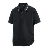 Men Oversize Cotton Golf Polo Shirt