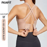 Women Cross Back Sports Bra Plus Size