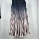 Women Gradient Pleated Skirt