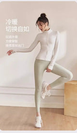 Women Long Sleeve Yoga Jacket