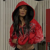 Rhinestone Skeleton Hoodie