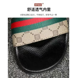 Men Designer Snake Print Slides