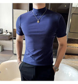 Men Korean Slim Fit Turtleneck Tee