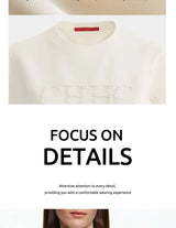 Pearl Embroidered Hoodie