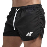 Men Drawstring Swim Shorts