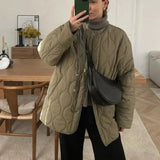 Women Quilted Padded Black Jacket