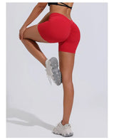 Women V Curve Push Up Yoga Shorts