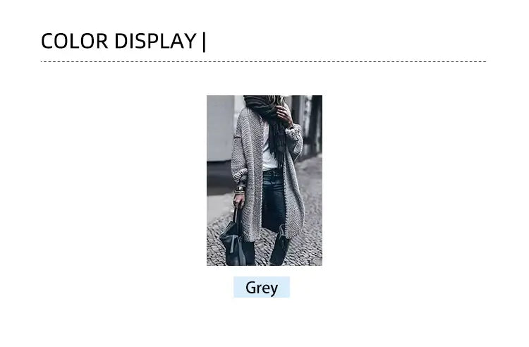 Women Plus Size Long Knit Sweater