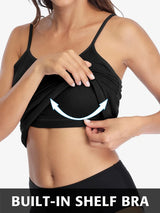 Breathable Yoga Camisole with Chest Pad