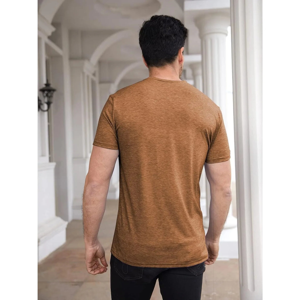 Men Casual Soft Basic Tee