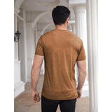 Men Casual Soft Basic Tee