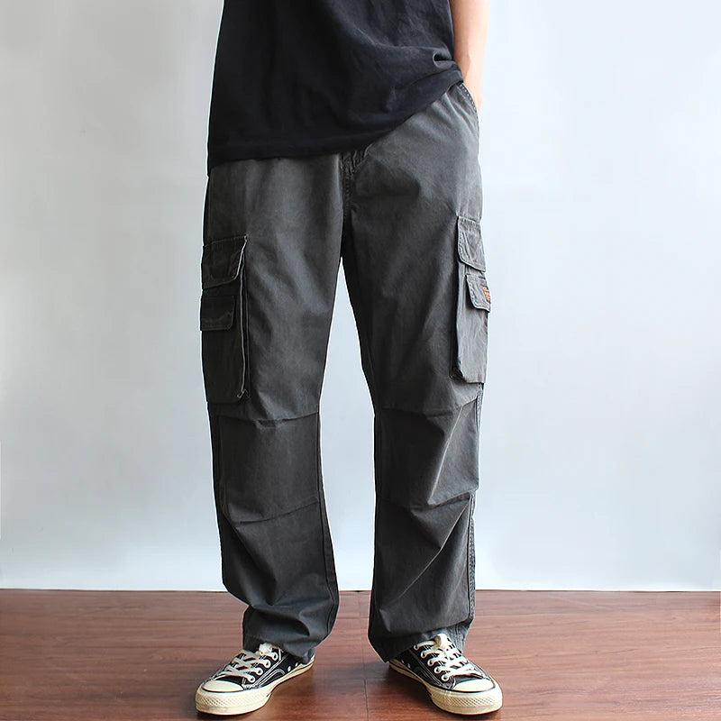 Men’s Retro Washed Cargo Pants