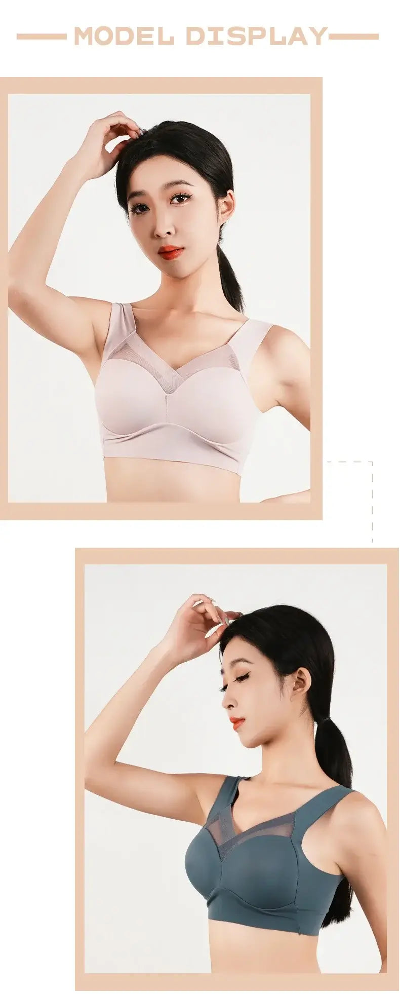 Women Ice Silk Seamless Push Up Bra