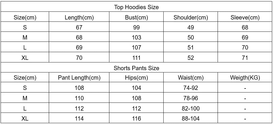 Men Cotton Hoodies Jogger Set