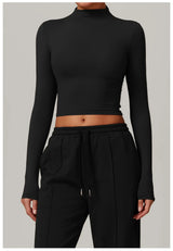 Women's Long Sleeve Yoga Shirt – Outdoor Running Fitness Top