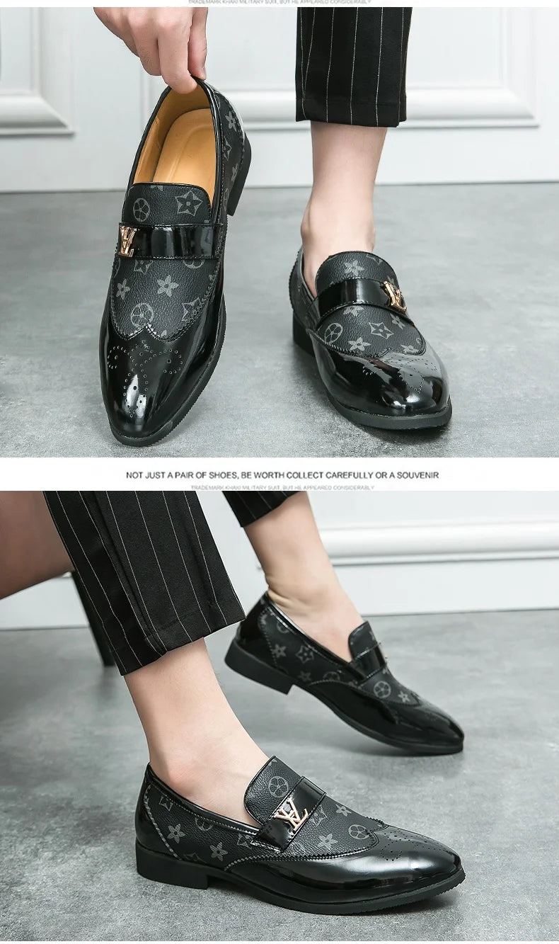 Men British Style Leather Shoes