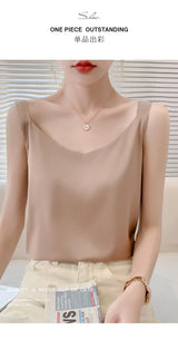 Satin Silk V-Neck Cami