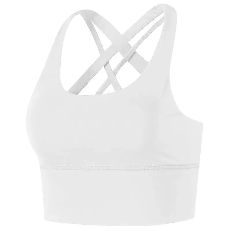 Women Cross Back Sports Bra Plus Size