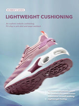 Women Safety Shoes Pink Steel Toe Sneakers